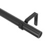 Umbra Zen Matte Black Curtain Rod 32 in. L X 128 in. L 1017186-038
